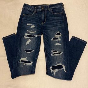 American eagle ripped jeans
